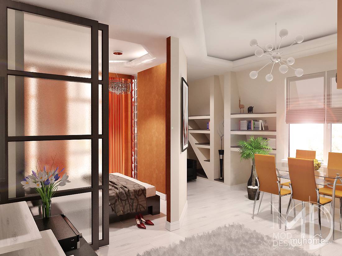Дизайн маленькой квартиры-студии: оптимальная меблировка и зонирование