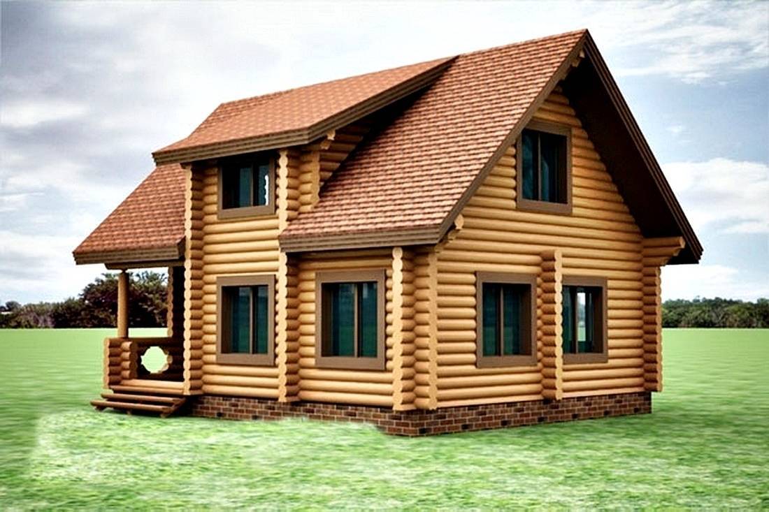 Дома из оцилиндрованного бревна - особенности строительства, плюсы и минусы