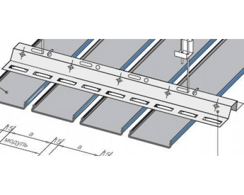 Алюминиевый реечный потолок: технические характеристики, монтаж своими руками, видео и фото