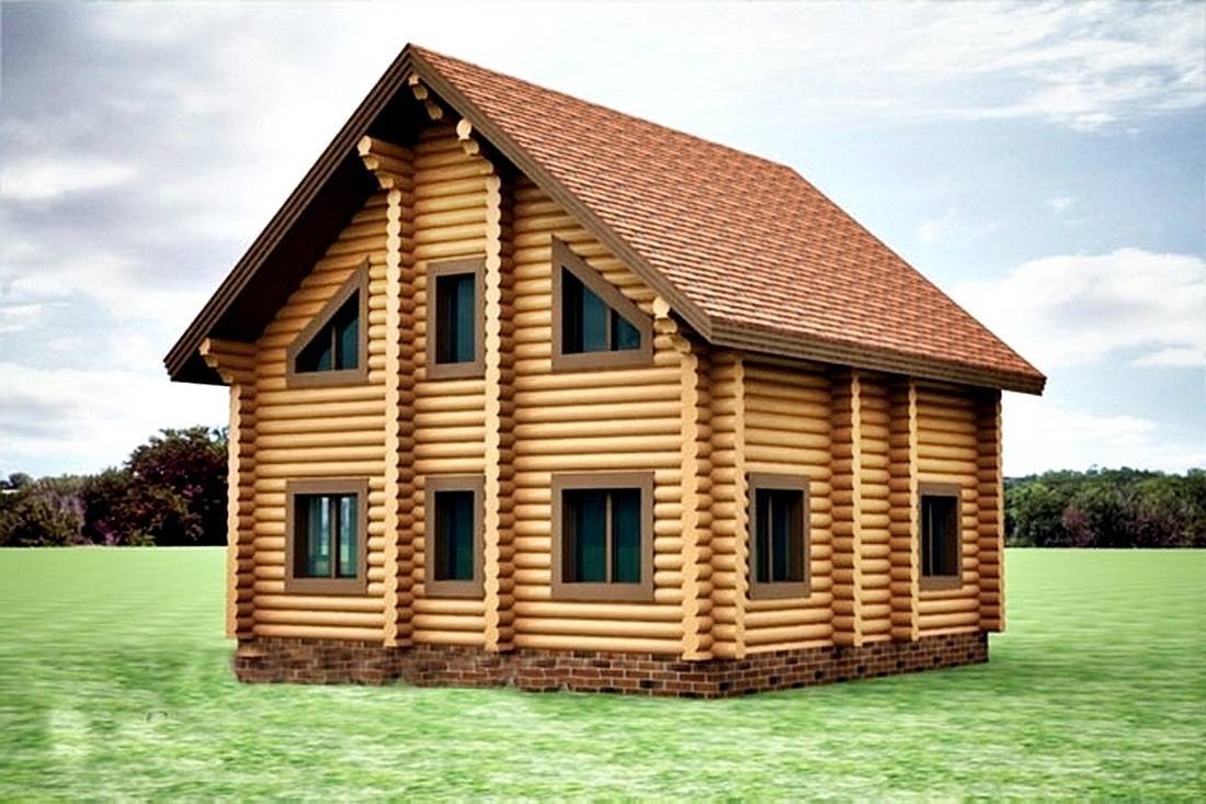 Проекты деревянных домов с мансардой (33 фото): особенности конструкции из дерева, коттеджи из бревна с эркером