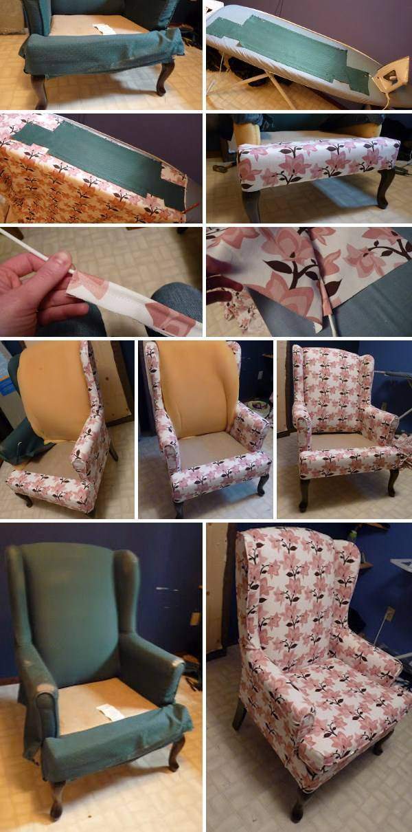 Перетяжка стульев: как перетянуть обивку своими руками с помощью ткани дома
