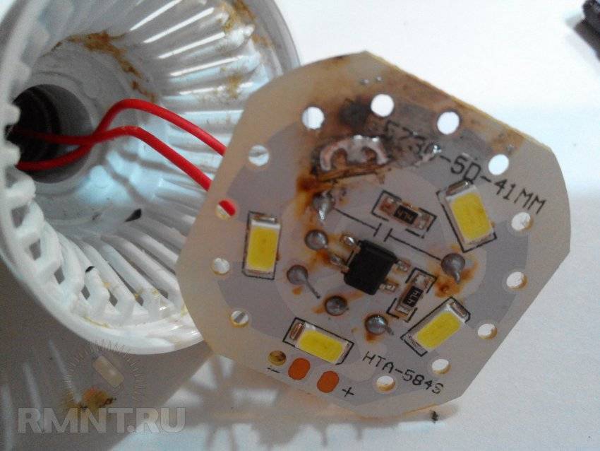 Ремонт светодиодной лампы на 220 в своими руками: правила починки, инструкция